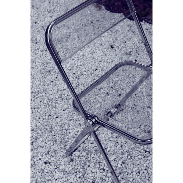 46cm Transparent Acrylic Dining Chairs PC Polycarbonate