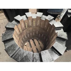 Кирпичи Mgo Cr2O3 для прибор DH/RH печи рафинировки AOD/VOD дегазируя