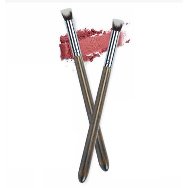 Щетка макияжа волос под углом двойника одиночная для безупречного скрывает