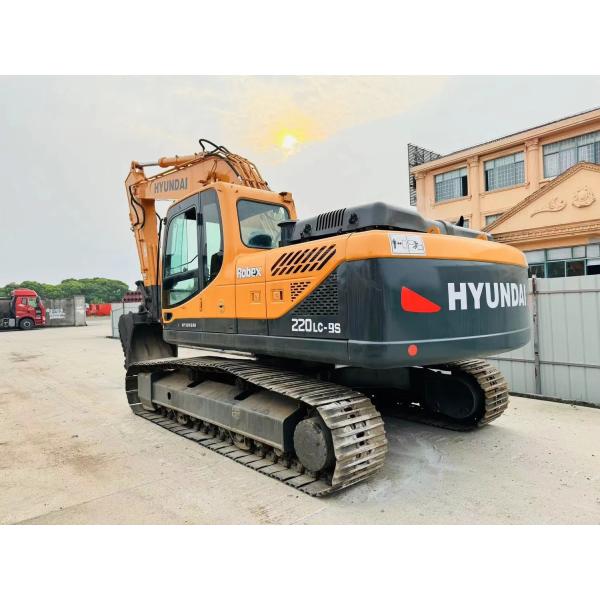 Hyundai 220LC-9s d'occasion fabriquée en Corée du Sud, pelle excavatrice de 22 tonnes, Hyundai 220LC, bon prix