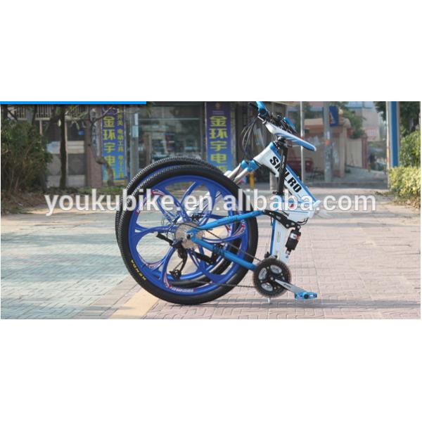 Height 155cm Full Alloy 27 Speed Aluminum Folding Mountain Bike