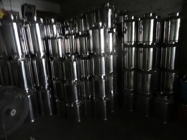 Canoas de leite de aço inoxidável e suporte técnico de vídeo duradouro após o serviço incluídos
