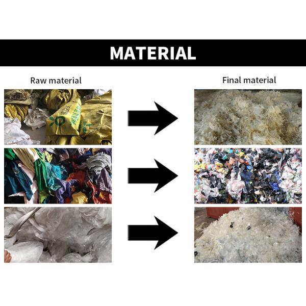 Multifunctional Waste Rubber Shredder Machine for Soft Rubber Products and Double Hob