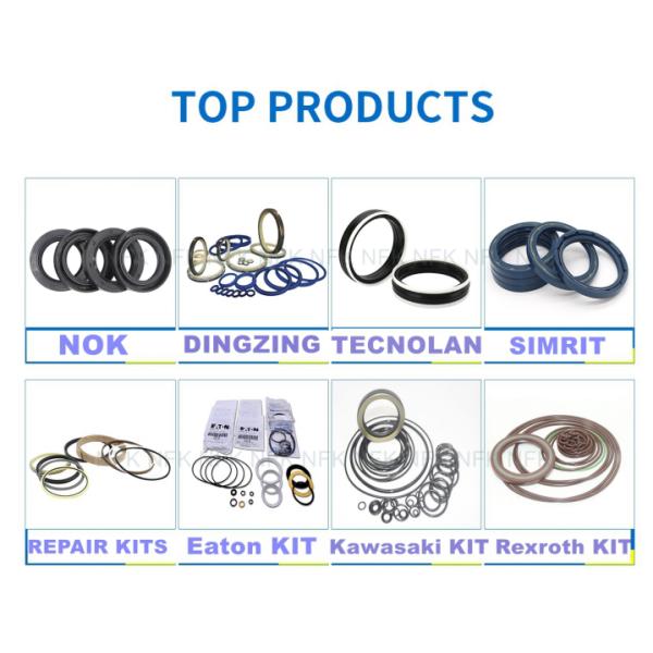 VMQ Hydraulic Pump Seals TCN TCV TCZ Type High Pressure Resistance