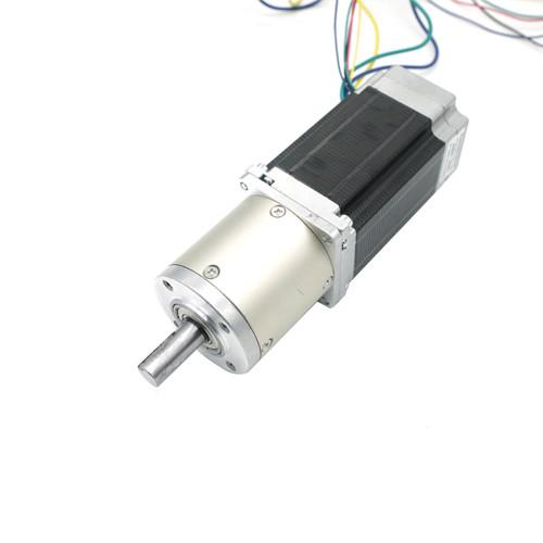 Nema23 13.8N.M 24V 105RPM 1.9A Brushless Dc Motor With Planetary Gearbox