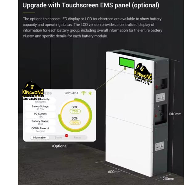 Европейский склад OEM ESS Все в одном 51.2V LiFePO4 аккумуляторный комплект для батарей