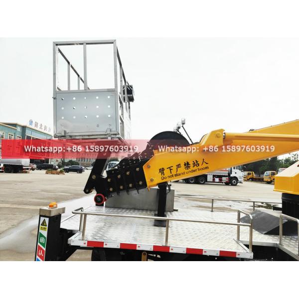 Philippines KV100 ISUZU Truck Mounted Aerial Work Platform Bucket Truck Aerial Working Platform 28m to 33Meters for Sales