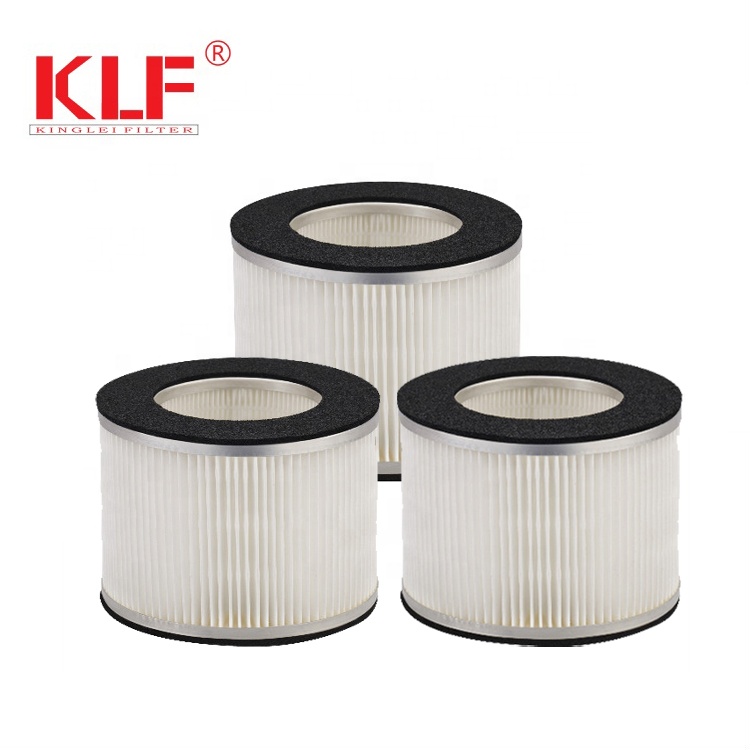 Customized Round HEPA Filter with High Permeability and EN 779 F9-H14 Efficiency for Air Purifiers