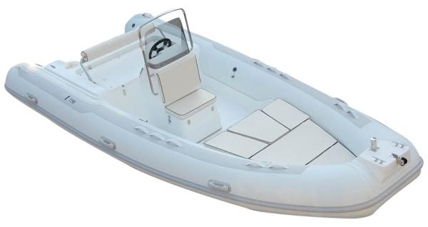 Floor Luxury Inflatable Rib Boat Handmade 550cm Four Layers Reinforced Seams