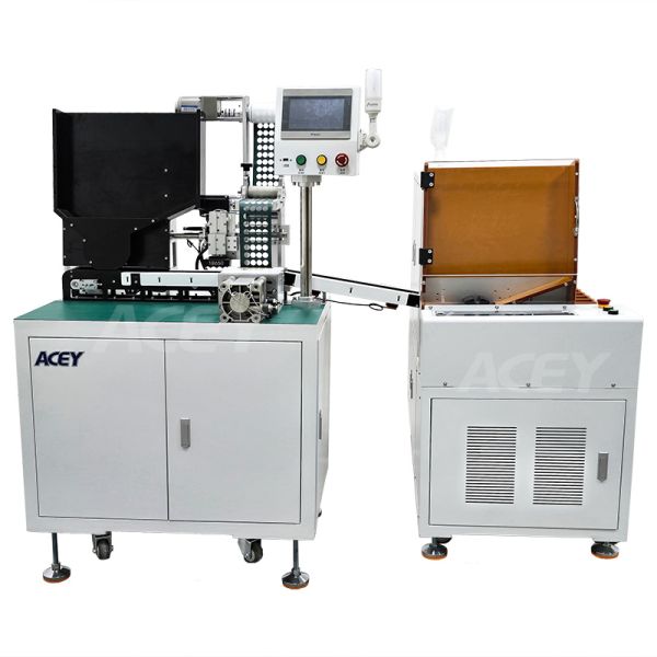 2 In 1 Cylindrical Battery Sorting And Fish Paper Pasting Machine
