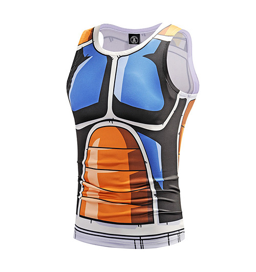 Manga Dragon Ball Raditz Custom Anime T Shirts With Printing Anti Wrinkle