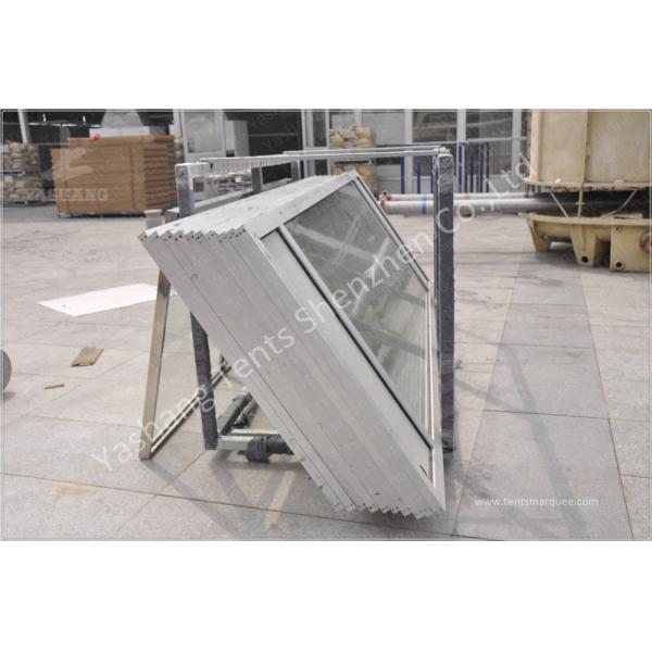 Waterproof Outdoor Event Tent Fittings Glass Wall / ABS Wall / Corrugated Sheet Wall