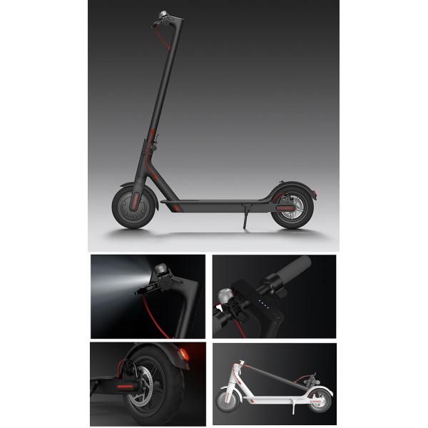 Adult Foldable Electric Scooter 8.5 Inch 2 Wheels Kick APP GPS For Sharing System