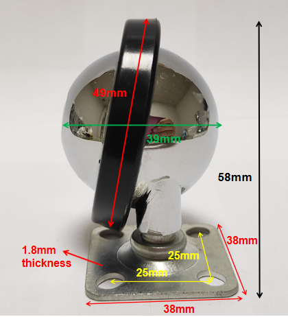 Metal Caster Furniture Wheels