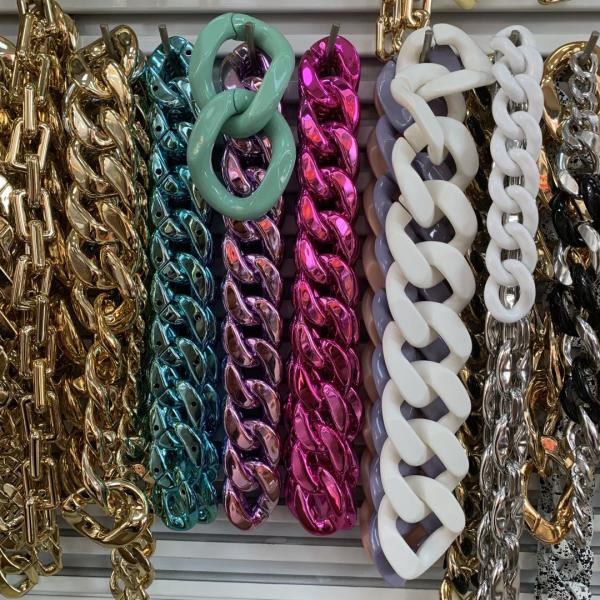 Peal Chain Tassel Fringe Spike Pendant Hangings Ornaments Decoration  Resin Plastic Metal