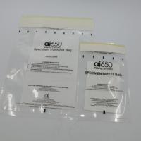 Certified 95 KPa Specimen Transport Bag Biohazard Leakproof With Absorbent
