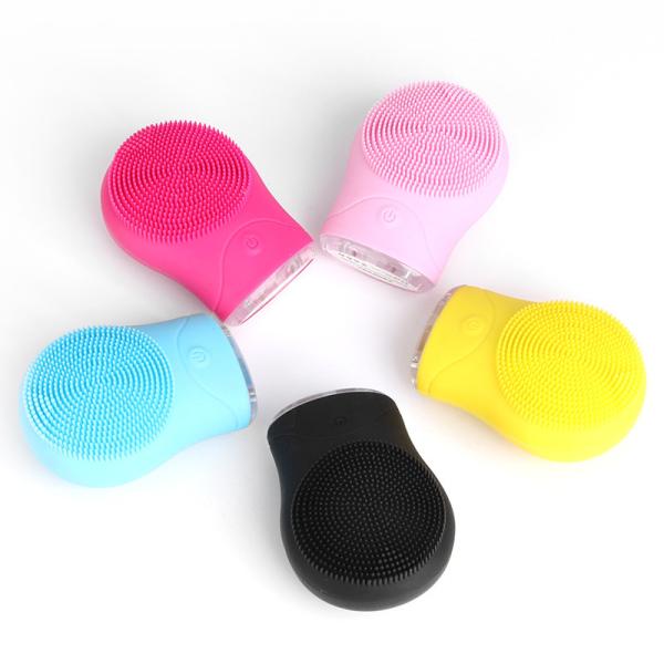 Wholesale Waterproof Facial Cleansing Brush Electric Silicone Facial Cleansing Face Brush Cleanser