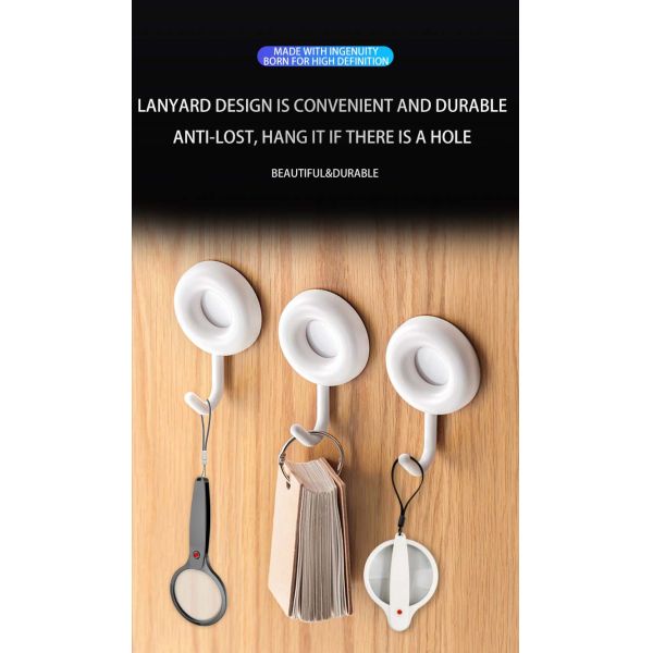 High Quality Wholesale Custom Optical Instruments  Magnifying Glass Foldable Handheld 3X 6X Magnifier