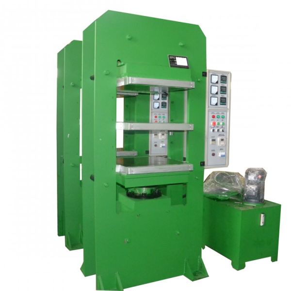 PLC Control Hydraulic Vulcanizing Press Machine with Customized Size and 0-100MPa Pressure Range