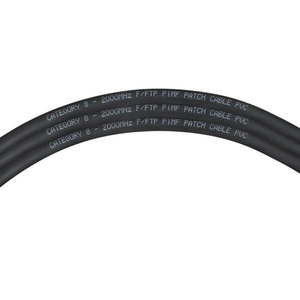 PVC гибкости кабеля 26AWG сети категории 8 20m 40G 2000MHZ высокий