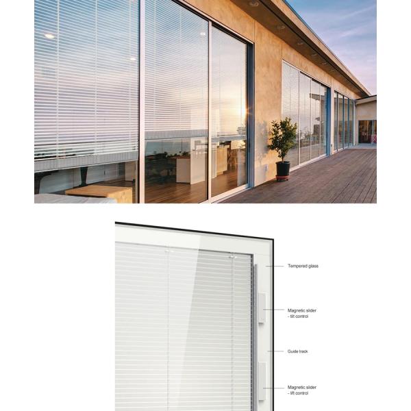 Telescoping Mirror Closet Aluminium Sliding Glass Doors