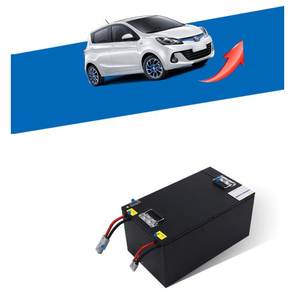 Black Lifepo4 72V40Ah Lithium Ion Motorcycle Battery With Bms