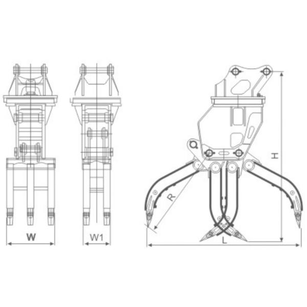 OEM надежная экскаваторная сцепка ведра гидравлическая экскаваторная сцепка скалы