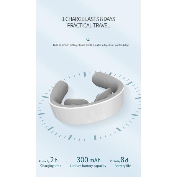 500mA Charging Current Electric Massager for Neck and Shoulder Pain Acupressure Massage