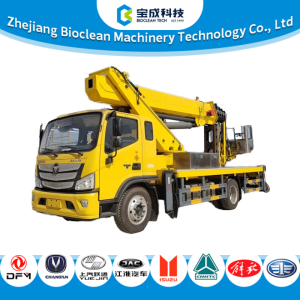 Foton Aumark 22m 4x2 Telescopic Boom Aerial Working Platform Truck High-Altitude Operation Vehicle for Sale