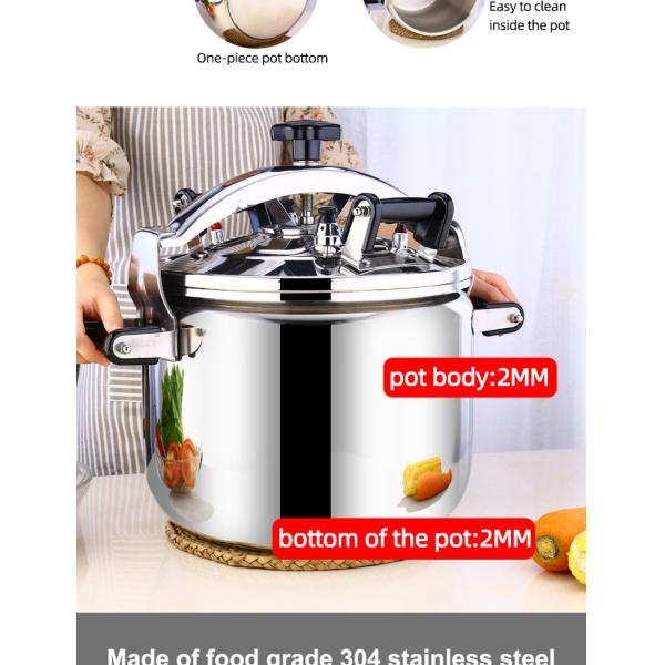 Герметическая электрическая кастрюля 30 до 44cm нержавеющей стали SUS304 устойчивые