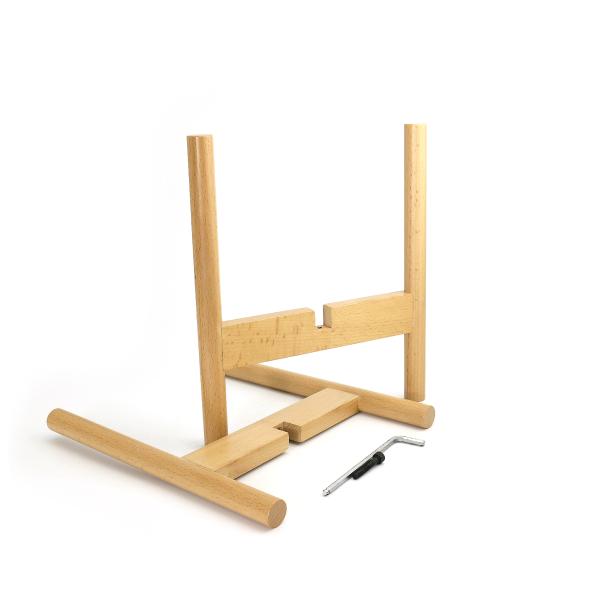 Planta de madera natural con color teñido de nuez Planta de madera de haya de 8 pulgadas EXCLUyendo maceta de cerámica blanca