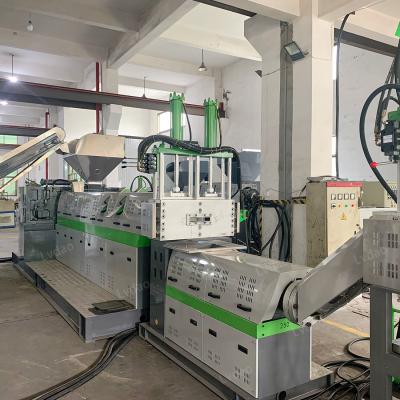 Water Ring Hot Cutting Customized PE Recycling Machine For Plastic Pelletizing