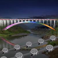 Fábrica de luces de punto de píxel LED permanentes para exteriores de 30 mm, cuerpo de PC para iluminación de ingeniería