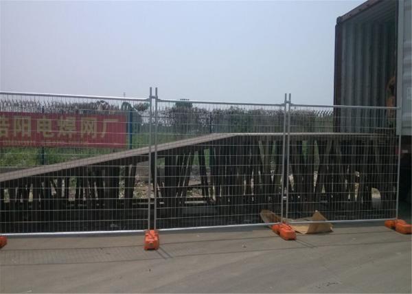 OD 40mm*2.00mm wall thick NZ Nelson Port Temporary Fencing Panels 2.1m x 2.4m Mesh 60mm*150mm Diameter 4.00mm