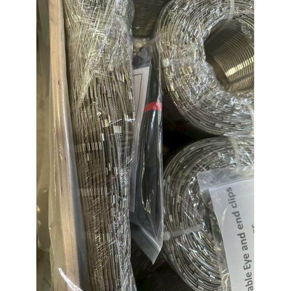 SS 316 Stainless Steel Wire Rope Mesh Perimeter Safety Netting For Helipad Safety Net