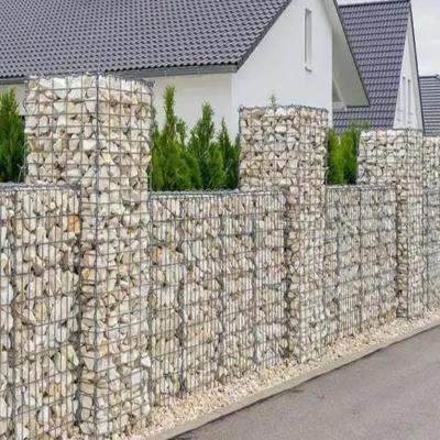 2.7mm Galvanized Gabion Basket Size 2x1x1m 1.5x1x1m with Cell Size 8x10cm Woven Gabion Mesh