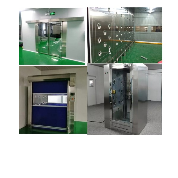 SUS 304 Cleanroom Air Shower Blowing From Both Sides Size Customized