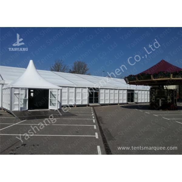 Hard Wall Aluminum Profiled Heavy Duty Party Tents Gorgeous Light Designation