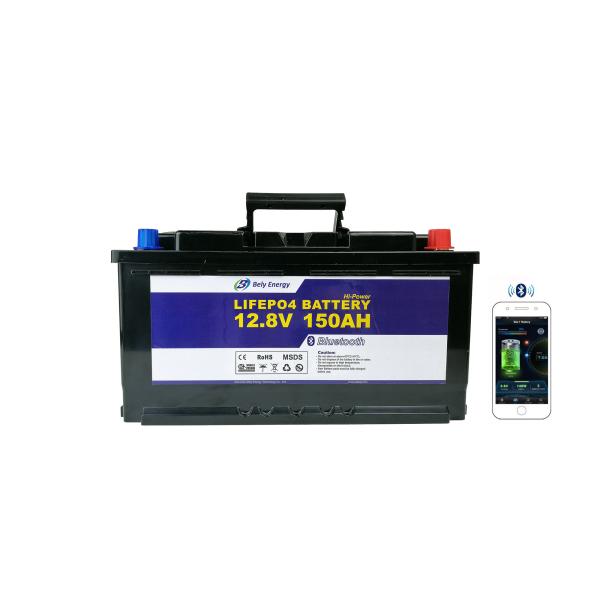Автомобильный аккумулятор лития батареи лития 150Ah цикла Bely глубокий 12v