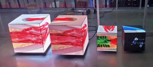 Cube LED Display/Rubik's Cube LED display screen/Cube led video display