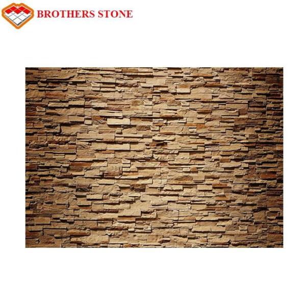 Solid Surface Laguna Faux Stone , Cappuccino Cluture Stone Panels
