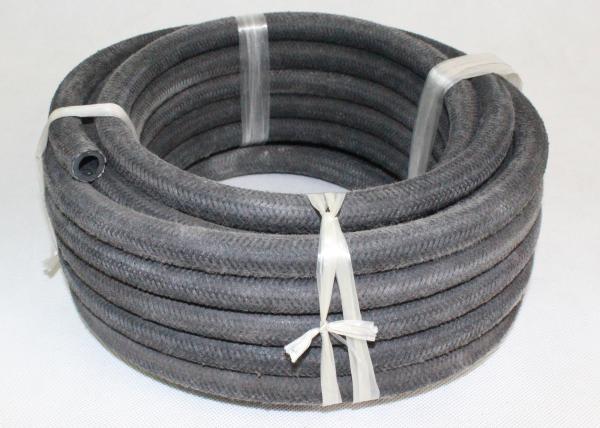Outer Fiber Braided Rubber Air Hose , Black Retractable Air Hose