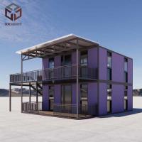 Casas de contêineres de 73m2 Casa modular expansível