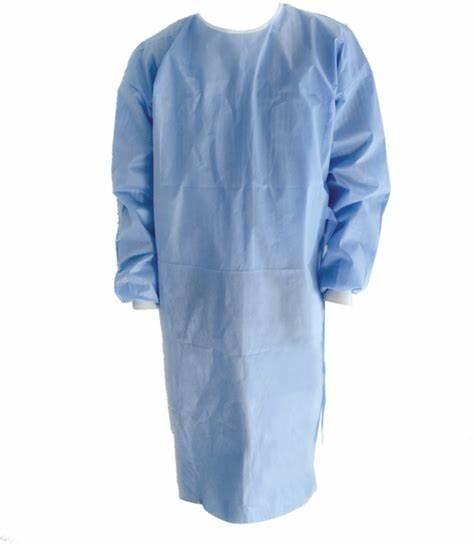Non Sterile Fluid Resistant Infection Control Isolation Gowns 40gsm For Sale Near Me
