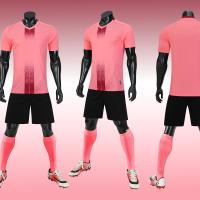 Conjunto completo respirável do vestido do futebol da tela superior lisa opcional do jérsei de futebol da cor