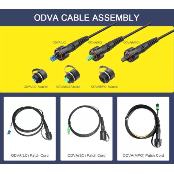 Tactical ODVA Optical Fiber Cable and Assemblies