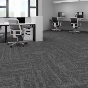 6mm Total Thickness 50x50 60x60 Square Size Loop Pile Carpet Tiles for Hotel and Office
