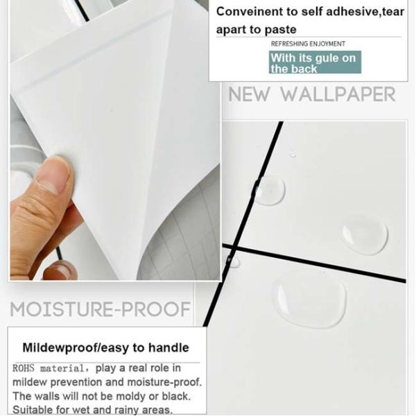 Papel pintado auto-adhesivo de piedra del rollo de la etiqueta engomada del papel pintado del PVC del ladrillo de Rolls 3d del papel de empapelar