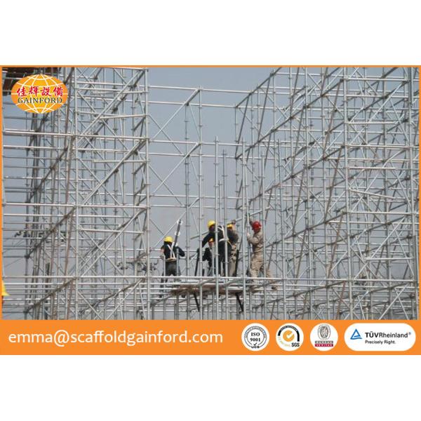 0.5M height Q235 galvanized  ring lock handrail for star case and ladders for South east market projects