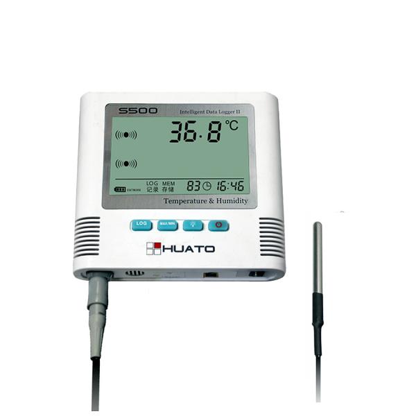 HUATO Electronic Data Logger / External Single Temperature Data Logger With Display 